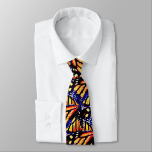 Watercolor Monarch Butterfly Tie