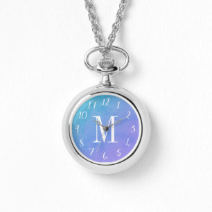 Watercolor Monogrammed Watch