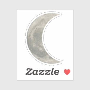 Watercolor Moon Outer Space Birthday Party Favour