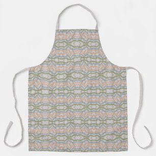 Watercolor Mopping Brushstrokes Pattern In Pastel  Apron