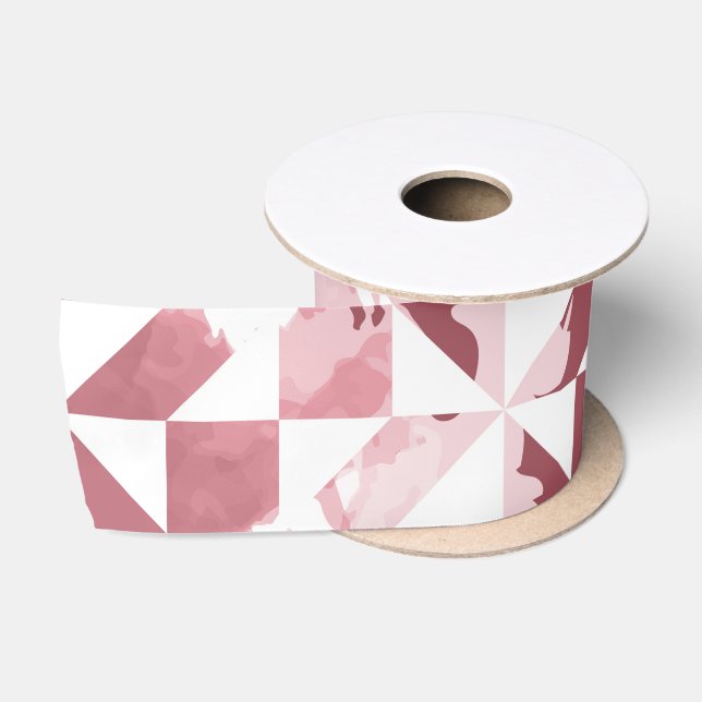 Watercolor motifs 2 satin ribbon (Spool)