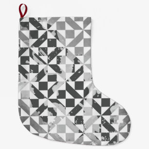 Watercolor motifs 4 large christmas stocking