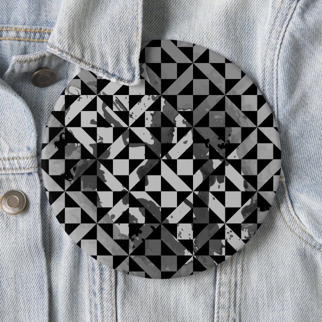 Watercolor motifs 5 6 inch round button (In Situ)