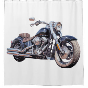 Watercolor motorcycle