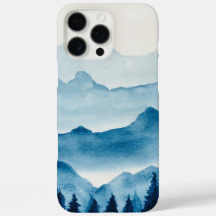 Watercolor Mountain Scenery iPhone 16 Pro Max Case