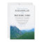 Watercolor Mountain Wedding