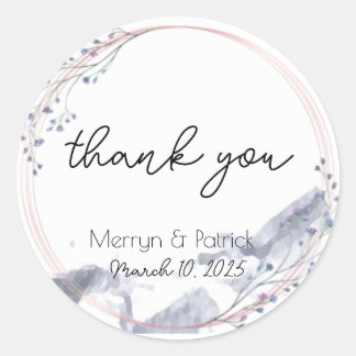 Watercolor Mountains- Sticker