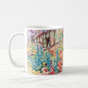 Watercolor Mug Vintage French Country Garden Party