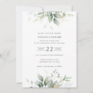 watercolor muted green foliage