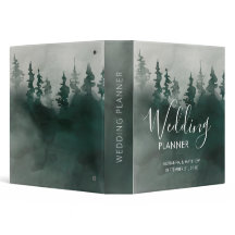 Watercolor Mystic Winter Forest | Wedding Planner