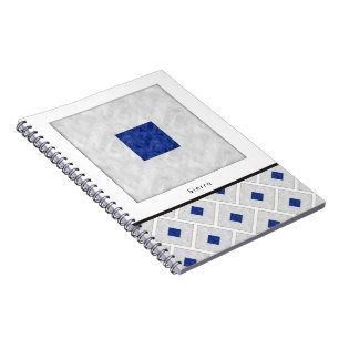 Watercolor Nautical Signal Maritime Flag Notebook