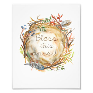 Watercolor Nest Photo Print