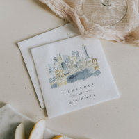 Watercolor New York City Personalized Wedding
