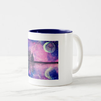Watercolor Nightscape Mug