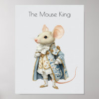 Watercolor Nutcracker Ballet Mouse King