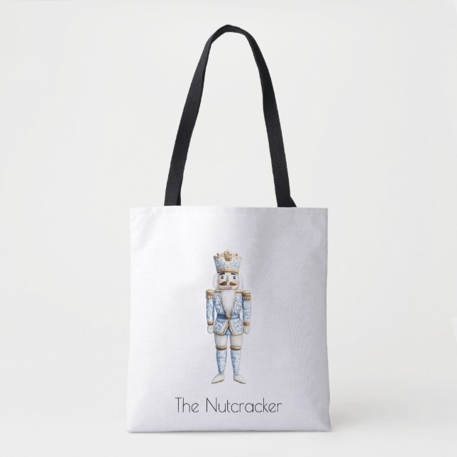 Watercolor Nutcracker Ballet Tote Bag (Front)