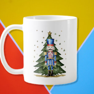 Watercolor Nutcracker Coffee Mug