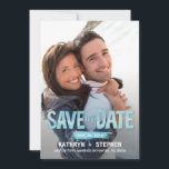 Watercolor Ocean Save The Date Cards<br><div class="desc">Matching items available. Visit our store at BERRYBERRYSWEET.COM for more options. 

 Design © Berry Berry Sweet Designs</div>