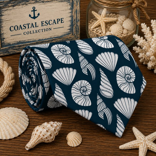 Watercolor Ocean Sea Animals Pattern  Tie (Creator Uploaded)