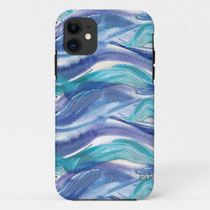 Watercolor Ocean Waves iPhone Case