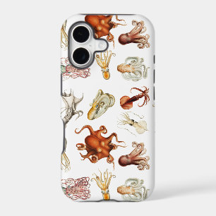 Watercolor Octopus Cephalopod Ocean Animals 