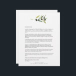 Watercolor Olive Branch Letterhead Template<br><div class="desc">Elevate your correspondence with this template letterhead featuring elegant watercolor olive branch art. Perfect for crafting year-end letters, invitations, or professional communications, this unique design adds a sophisticated botanical touch to your messages. Whether you're looking for the best stationery for writing letters or exploring small business marketing ideas, this template...</div>