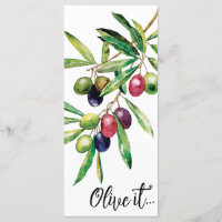 Watercolor Olive Branch