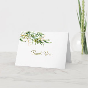 Watercolor Olive Branch Note Card