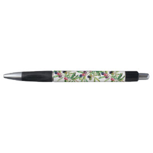 Watercolor Olive Branch Pen