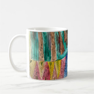 Watercolor on Coffee Mug
