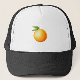 Watercolor Orange Trucker Hat