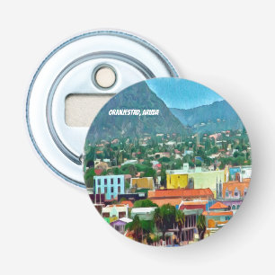 Watercolor Oranjestad, Aruba Bottle Opener