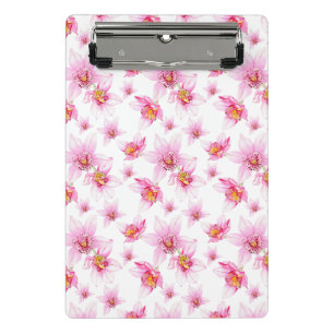 Watercolor Orchids Design 15   Mini Clipboard