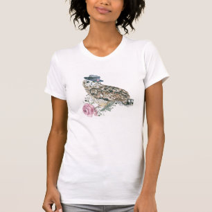 Watercolor Owl T-Shirt