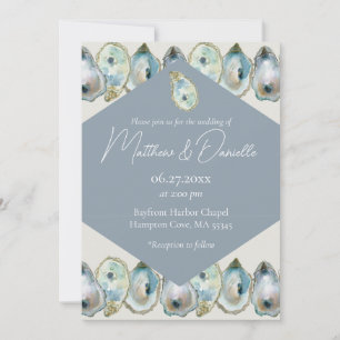 Watercolor Oyster  Invitation