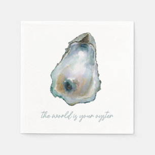 Watercolor Oyster Napkin