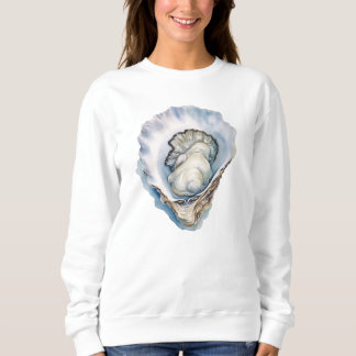 Watercolor Oyster Shell Sweatshirt