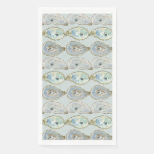 Watercolor Oysters Napkin