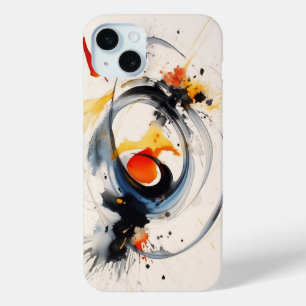 Watercolor Paint Doodle iPhone 15 Mini Case