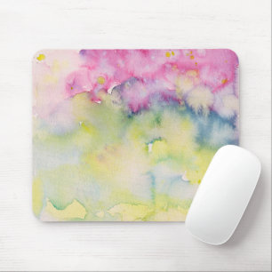 Watercolor Paint Stain Mouse Pad