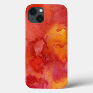 Watercolor painting background. iPhone 13 case
