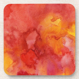 Watercolor painting background. coaster