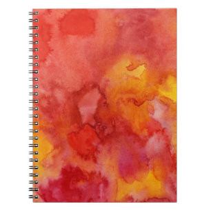 Watercolor painting background. notebook