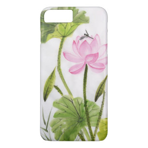Watercolor Painting Of Lotus Flower 2 iPhone 8 Plus/7 Plus Case