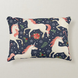 Watercolor painting retro floral seamless pattern accent pillow