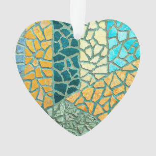 Watercolor Painting Stone Mosaic + your ideas Ornament