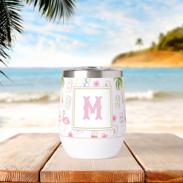 Watercolor Palm Beach Mahjong (Beach (Rotated))