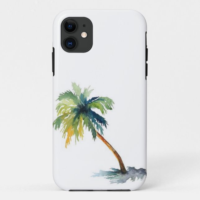 Watercolor Palm Tree iPhone 5 case (Back)