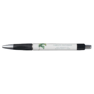 Watercolor Palm Tree Tropical Return Address Pen