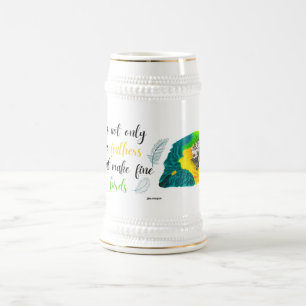 watercolor parrot mug & an encouragement quote